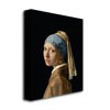 Trademark Fine Art Jan Vermeer 'Girl with a Pearl Earring' Canvas Art, 18x24 BL0613-C1824GG